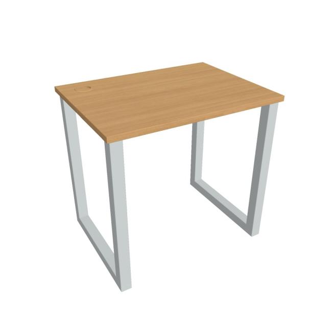 [ON918827] Schreibtisch UNI O, 80x75,5x60 cm, Buche/Grau