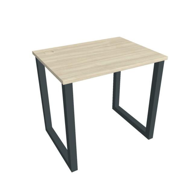 [ON918835] Schreibtisch UNI O, 80 x 75,5 x 60 cm, Akazie/Schwarz