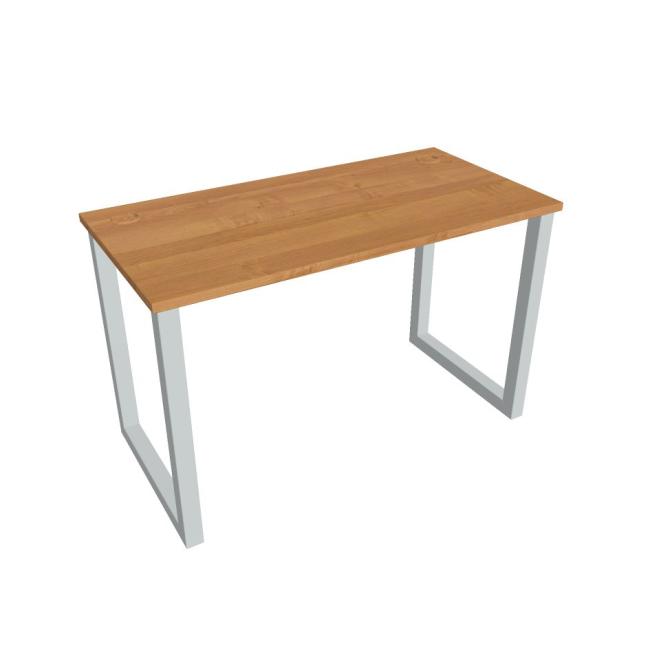 Schreibtisch UNI O, 120x75,5x60 cm, Erle/Grau