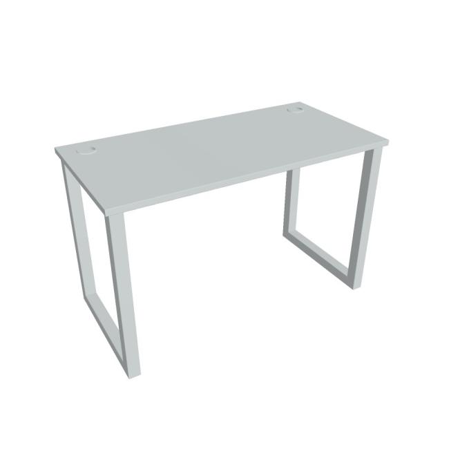 Schreibtisch UNI O, 120x75,5x60 cm, grau/grau