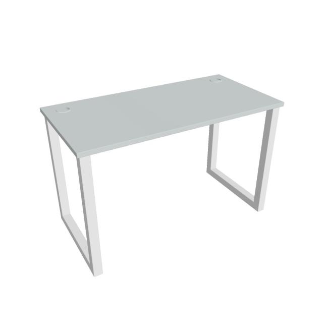 [ON918864] Schreibtisch UNI O, 120 x 75,5 x 60 cm, grau/weiß