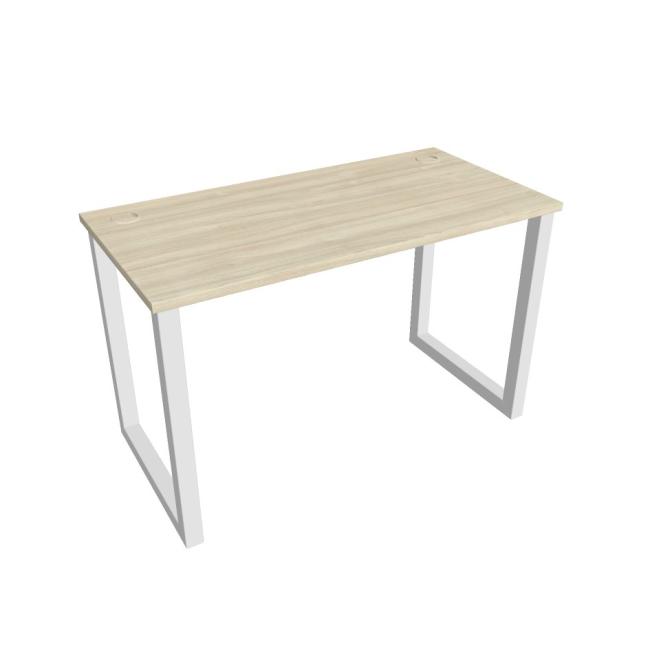 [ON918867] Schreibtisch UNI O, 120 x 75,5 x 60 cm, Akazie/Weiß