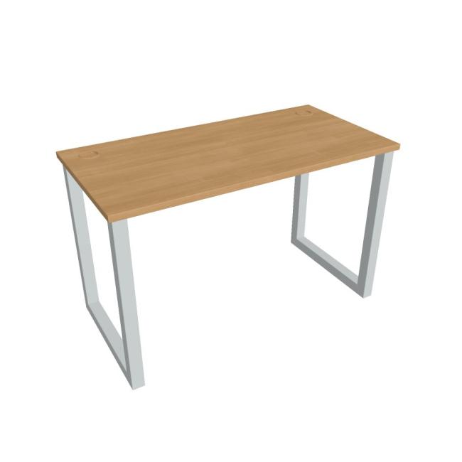 Schreibtisch UNI O, 120x75,5x60 cm, Eiche/Grau