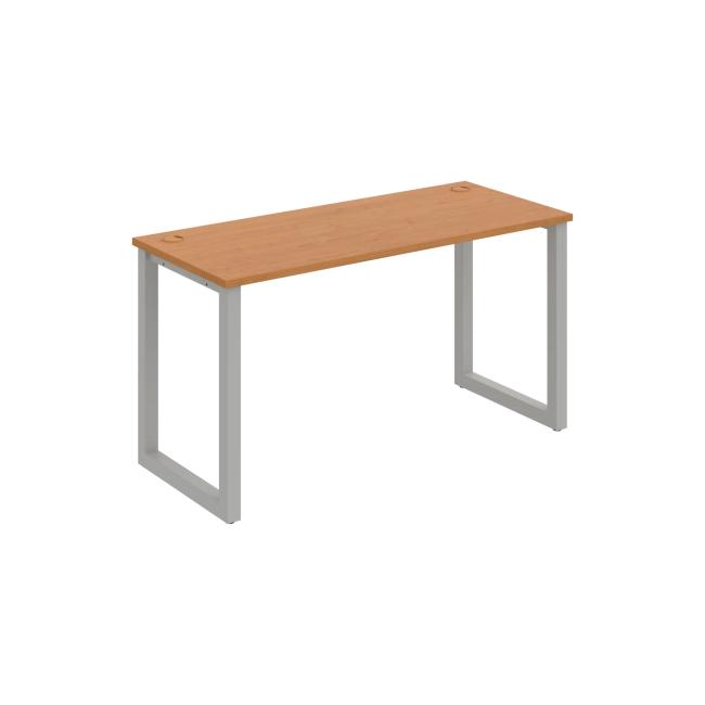 Schreibtisch UNI O, 140x75,5x60 cm, Erle/Grau