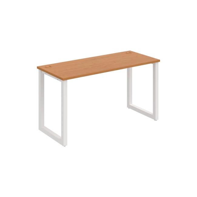 [ON918882] Schreibtisch UNI O, 140 x 75,5 x 60 cm, Erle/Weiß