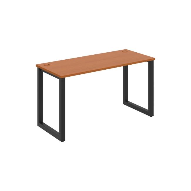 [ON918883] Schreibtisch UNI O, 140 x 75,5 x 60 cm, Kirsche/Schwarz