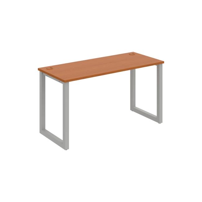 Schreibtisch UNI O, 140x75,5x60 cm, Kirsche/Grau