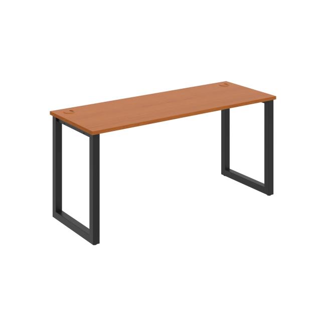 Schreibtisch UNI O, 160 x 75,5 x 60 cm, Kirsche/Schwarz
