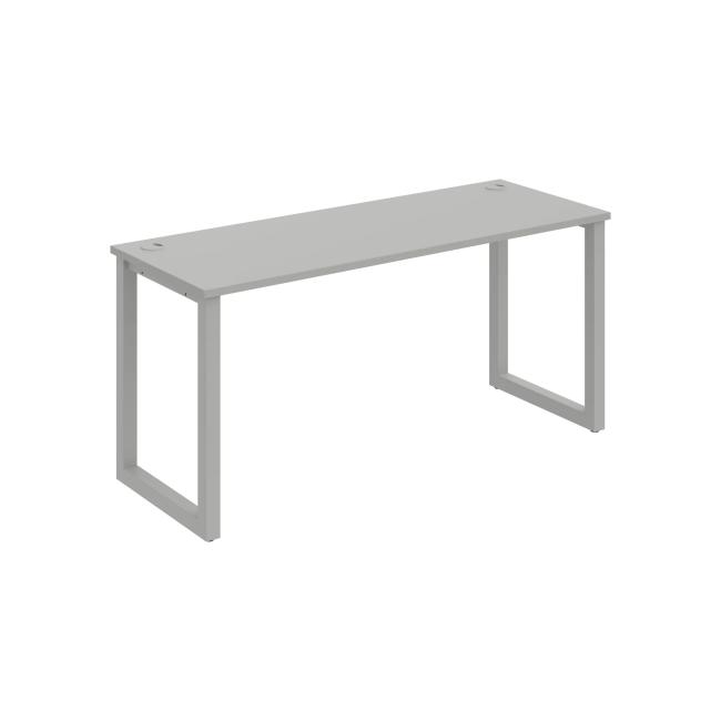 Schreibtisch UNI O, 160x75,5x60 cm, grau/grau