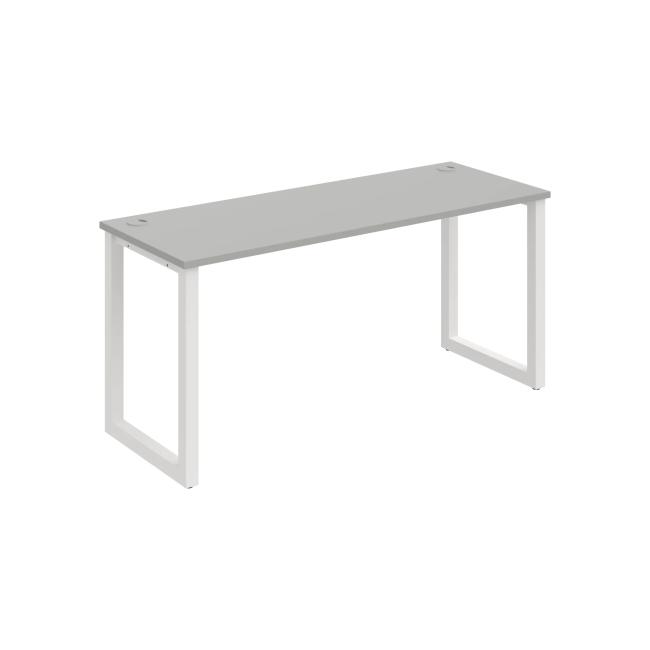 [ON918924] Schreibtisch UNI O, 160 x 75,5 x 60 cm, grau/weiß