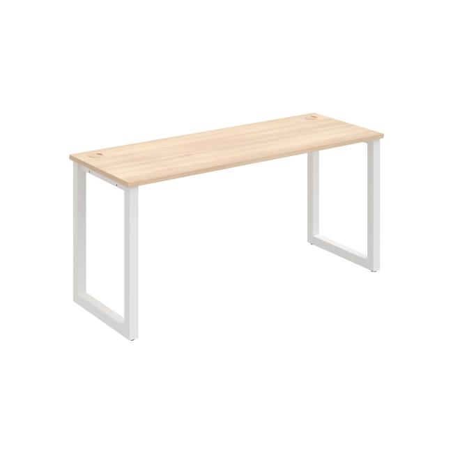 Schreibtisch UNI O, 160 x 75,5 x 60 cm, Akazie/Weiß