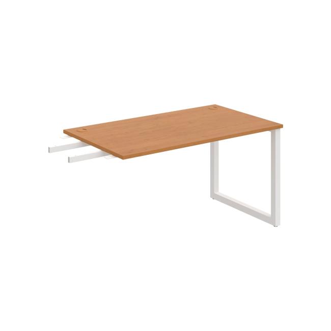 [ON918972] Schreibtisch UNI O, vertikal verbunden, 140 x 75,5 x 80 cm, Erle/Weiß