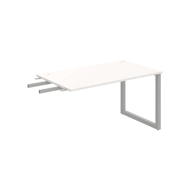 [ON918980] Schreibtisch UNI O, vertikal verbunden, 140x75,5x80 cm, weiß/grau