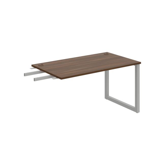 [ON918989] Schreibtisch UNI O, vertikal verbunden, 140x75,5x80 cm, Walnuss/Grau