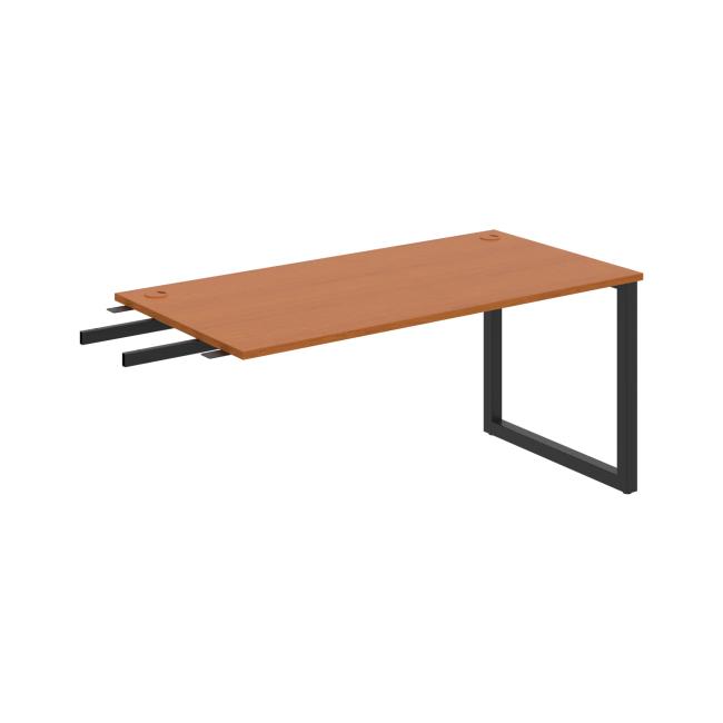 [ON919003] Schreibtisch UNI O, vertikal verbunden, 160x75,5x80 cm, Kirsche/Schwarz