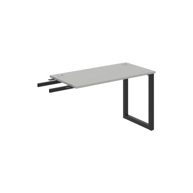Werkbank UNI O, vertikal verbunden, 120x75,5x60 cm, grau/schwarz