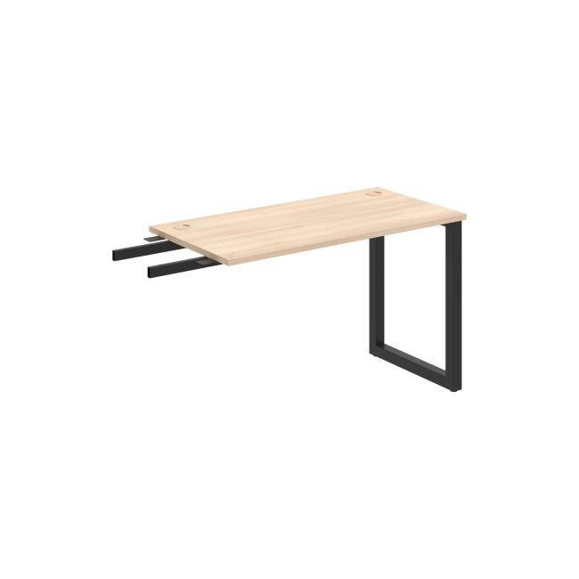 [ON919045] Schreibtisch UNI O, vertikal verbunden, 120 x 75,5 x 60 cm, Akazie/Schwarz