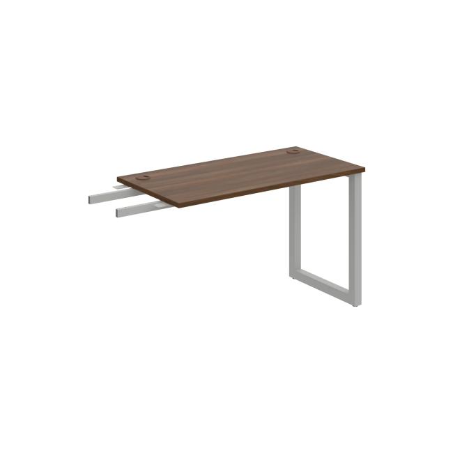 [ON919049] Schreibtisch UNI O, vertikal verbunden, 120x75,5x60 cm, Walnuss/Grau