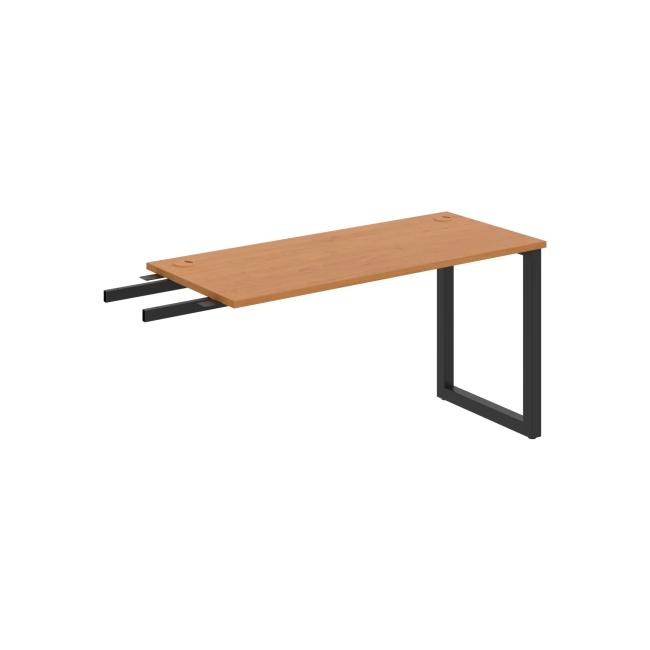 [ON919060] Schreibtisch UNI O, vertikal verbunden, 140 x 75,5 x 60 cm, Erle/Schwarz
