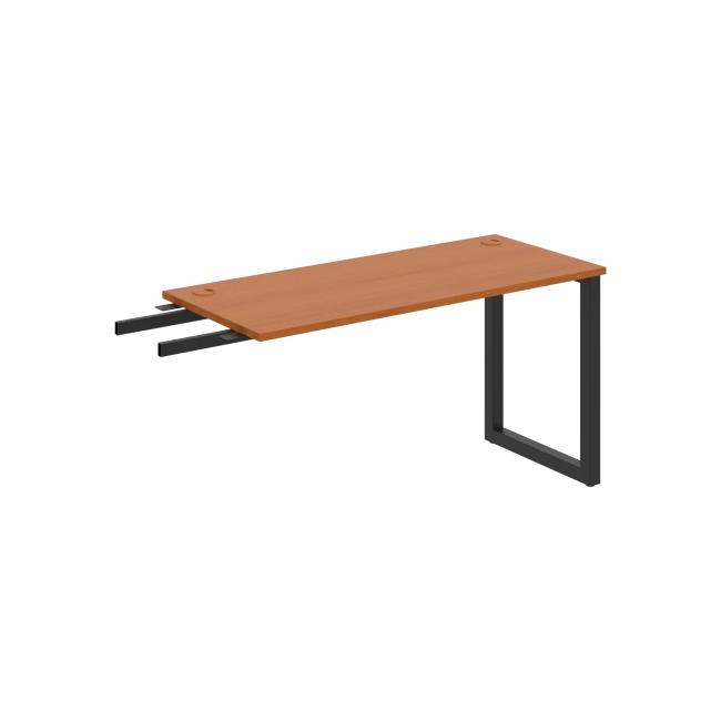 [ON919063] Schreibtisch UNI O, vertikal verbunden, 140 x 75,5 x 60 cm, Kirsche/Schwarz