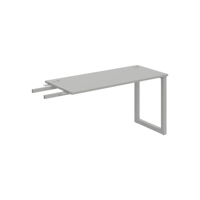 [ON919073] Schreibtisch UNI O, vertikal verbunden, 140x75,5x60 cm, grau/grau