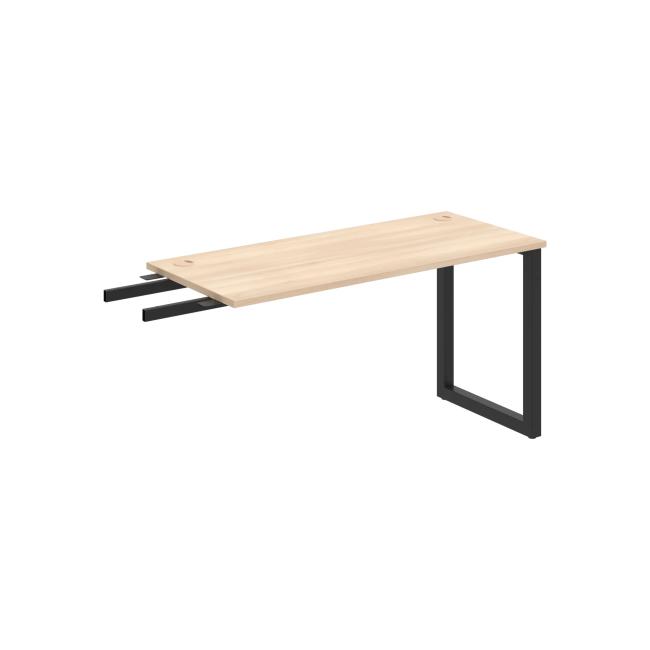 [ON919075] Schreibtisch UNI O, vertikal verbunden, 140 x 75,5 x 60 cm, Akazie/schwarz