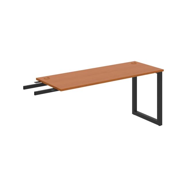 [ON919093] Schreibtisch UNI O, vertikal verbunden, 160 x 75,5 x 60 cm, Kirsche/Schwarz