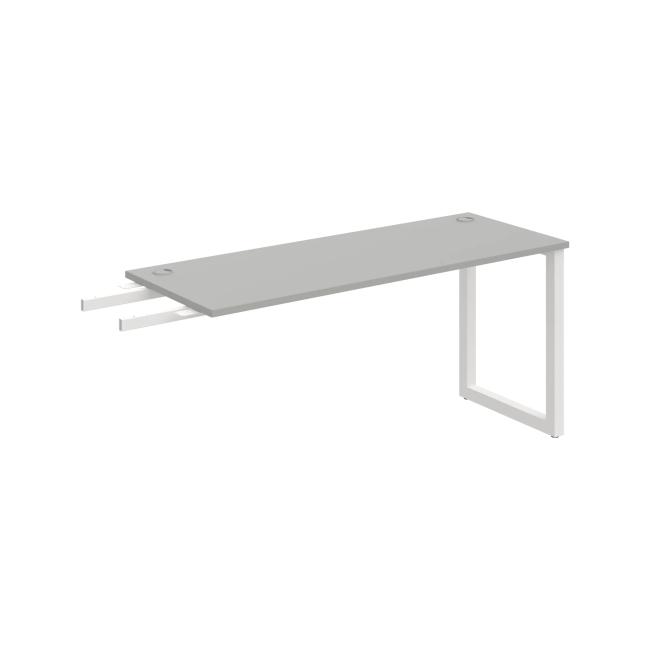 [ON919104] Schreibtisch UNI O, vertikal verbunden, 160x75,5x60 cm, grau/weiß