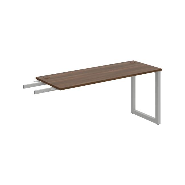 [ON919109] Schreibtisch UNI O, vertikal verbunden, 160x75,5x60 cm, Walnuss/Grau