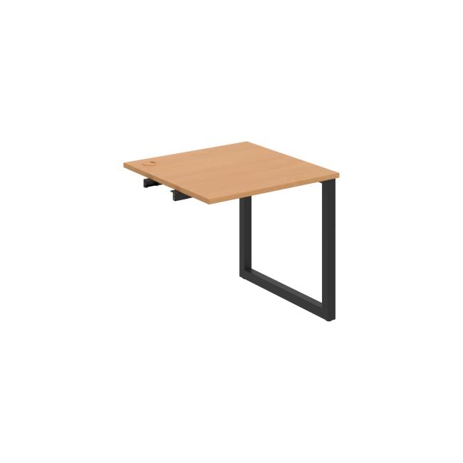 [ON919126] Werkbank UNI O, für Längsverkettung, 80x75,5x80 cm, Buche/schwarz