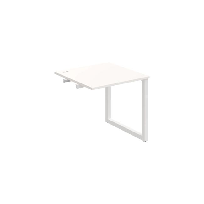 [ON919131] Werkbank UNI O, für Längsverkettung, 80x75,5x80 cm, weiß/weiß