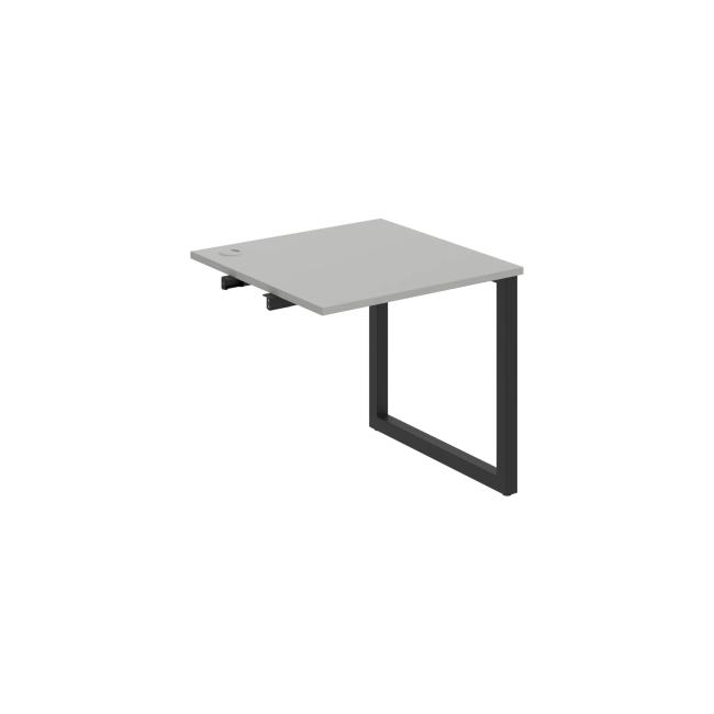 [ON919132] Werkbank UNI O, für Längsverkettung, 80x75,5x80 cm, grau/schwarz