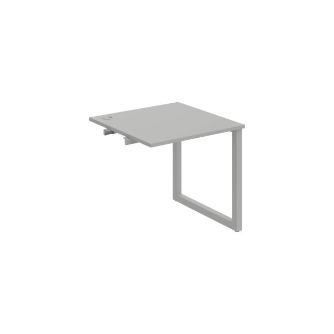 Werkbank UNI O, zum Verketten, 80x75,5x80 cm, grau/grau
