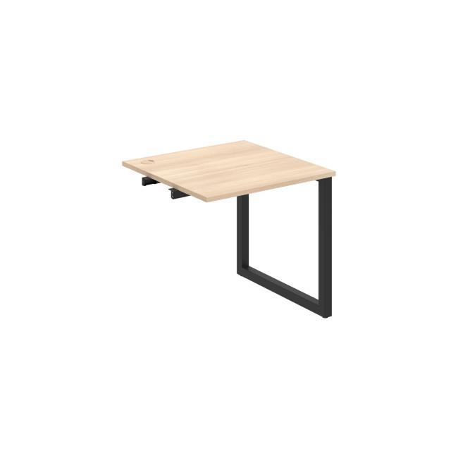 [ON919135] Werkbank UNI O, für Längsverkettung, 80x75,5x80 cm, Akazie/schwarz