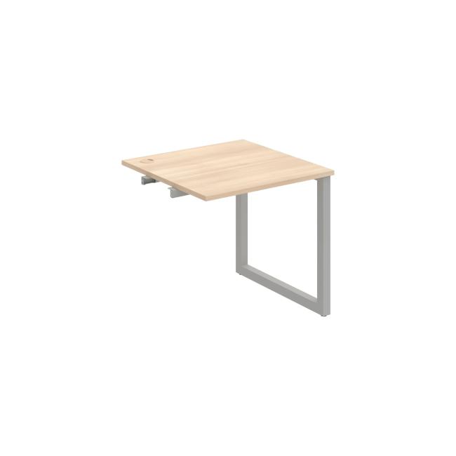 [ON919136] Werkbank UNI O, für Längsverkettung, 80x75,5x80 cm, Akazie/grau