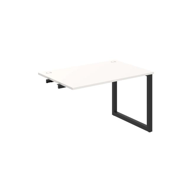 [ON919159] Werkbank UNI O, für Längsverkettung, 120x75,5x80 cm, weiß/schwarz