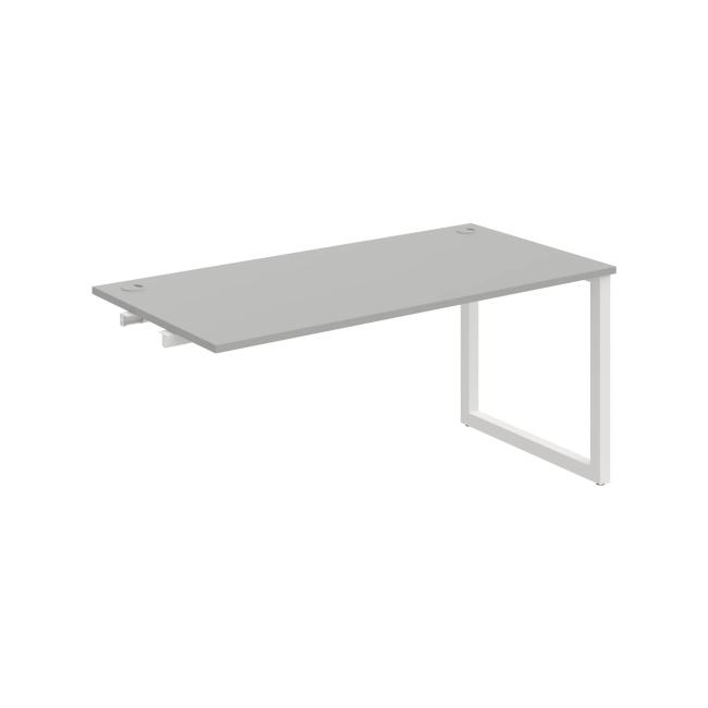 [ON919224] Werkbank UNI O, für Längsverkettung, 160x75,5x80 cm, grau/weiß