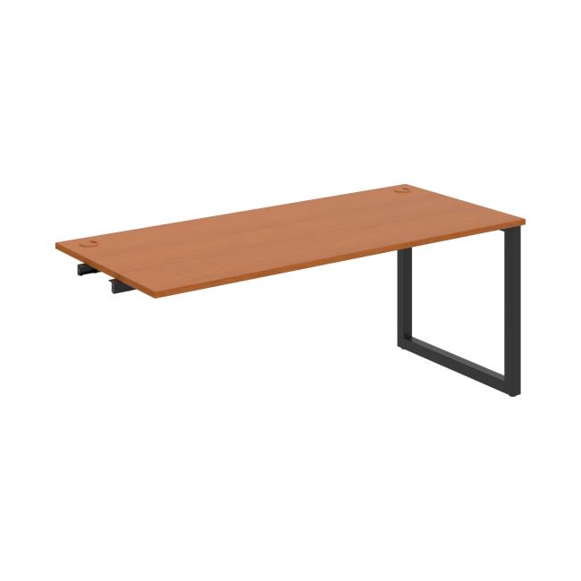 [ON919243] Werkbank UNI O, für Längsverkettung, 180x75,5x80 cm, Kirsche/Schwarz