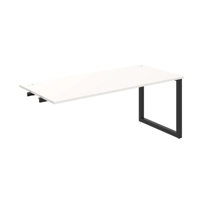 [ON919249] Werkbank UNI O, für Längsverkettung, 180x75,5x80 cm, weiß/schwarz