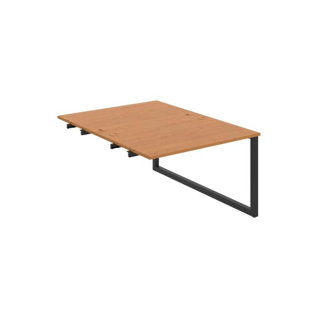 [ON919270] Werkbank UNI O, für Längsverkettung, 120 x 75,5 x 160 cm, Erle/schwarz