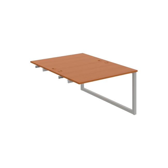 [ON919274] Werkbank UNI O, für Längsverkettung, 120x75,5x160 cm, Kirsche/Grau