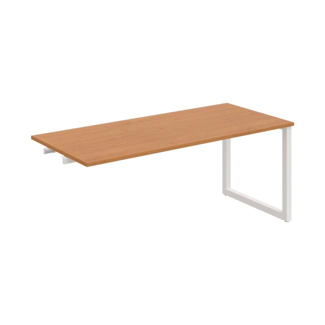 [ON919452] Konferenztisch UNI O, für Längsverkettung, 180 x 75,5 x 80 cm, Erle/Weiß