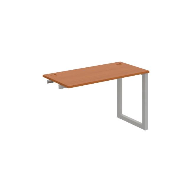 Werkbank UNI O, für Längsverkettung, 120x75,5x60 cm, Kirsche/Grau