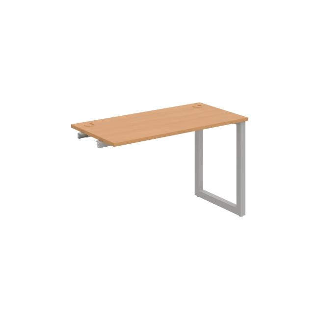Werkbank UNI O, für Längsverkettung, 120x75,5x60 cm, Buche/grau