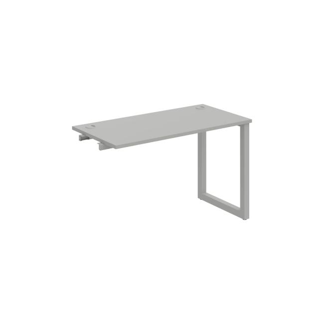 Werkbank UNI O, für Längsverkettung, 120x75,5x60 cm, grau/grau