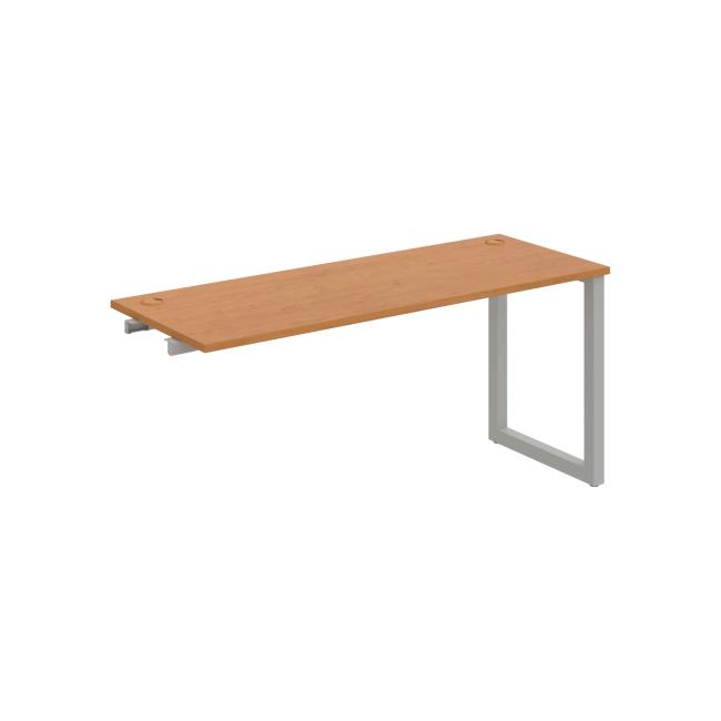 Werkbank UNI O, für Längsverkettung, 160x75,5x60 cm, Erle/Grau