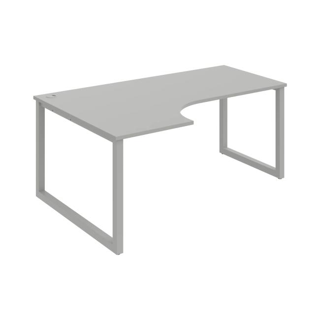 [ON919653] Schreibtisch UNI O, ergo, rechts, 180x75,5x120 cm, grau/grau