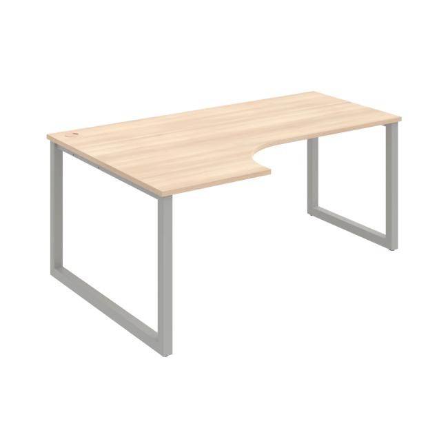 [ON919656] Schreibtisch UNI O, ergo, rechts, 180x75,5x120 cm, Akazie/grau