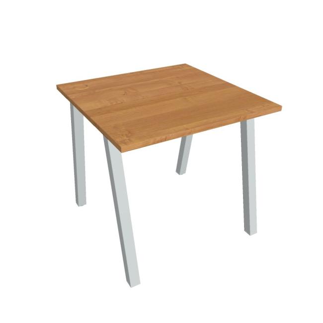 Schreibtisch UNI A, 80x75,5x80 cm, Erle/Grau