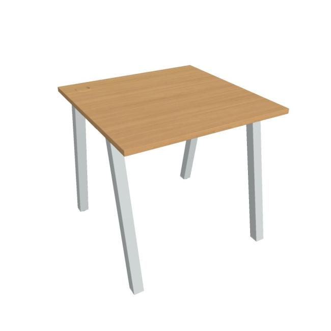 [ON919677] Schreibtisch UNI A, 80x75,5x80 cm, Buche/Grau